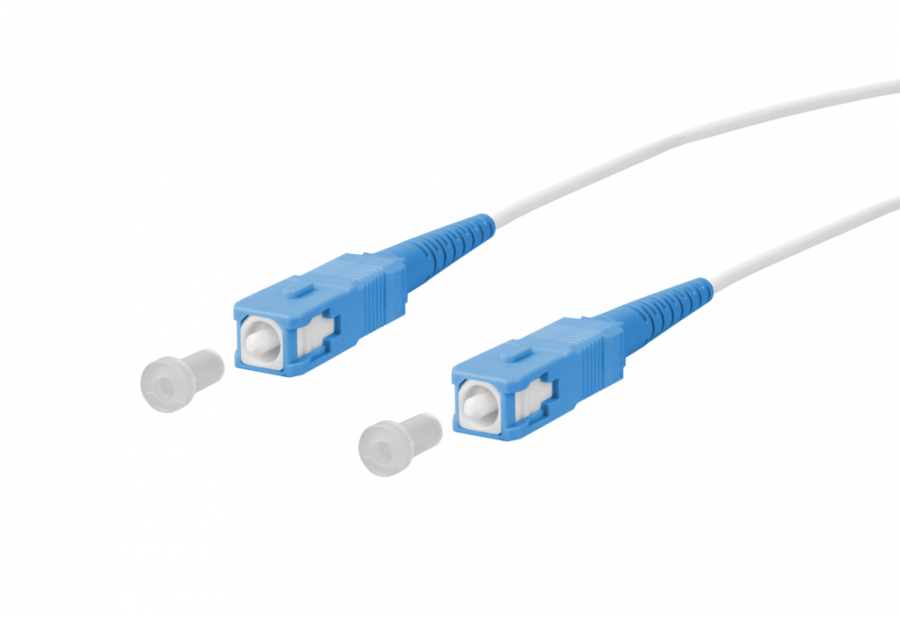 Glasvezel patchkabel SC/SC OS2 LSZH Bend Insensitive wit FiberTech FPC-SUSU